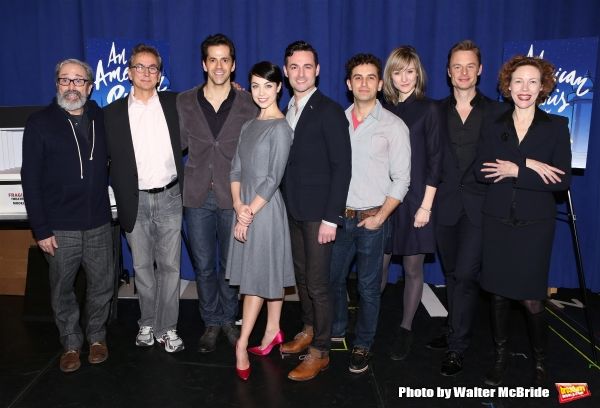 Playwright Craig Lucas, music director Rob Fisher, Robert Fairchild, Leanne Cope, Max Photo