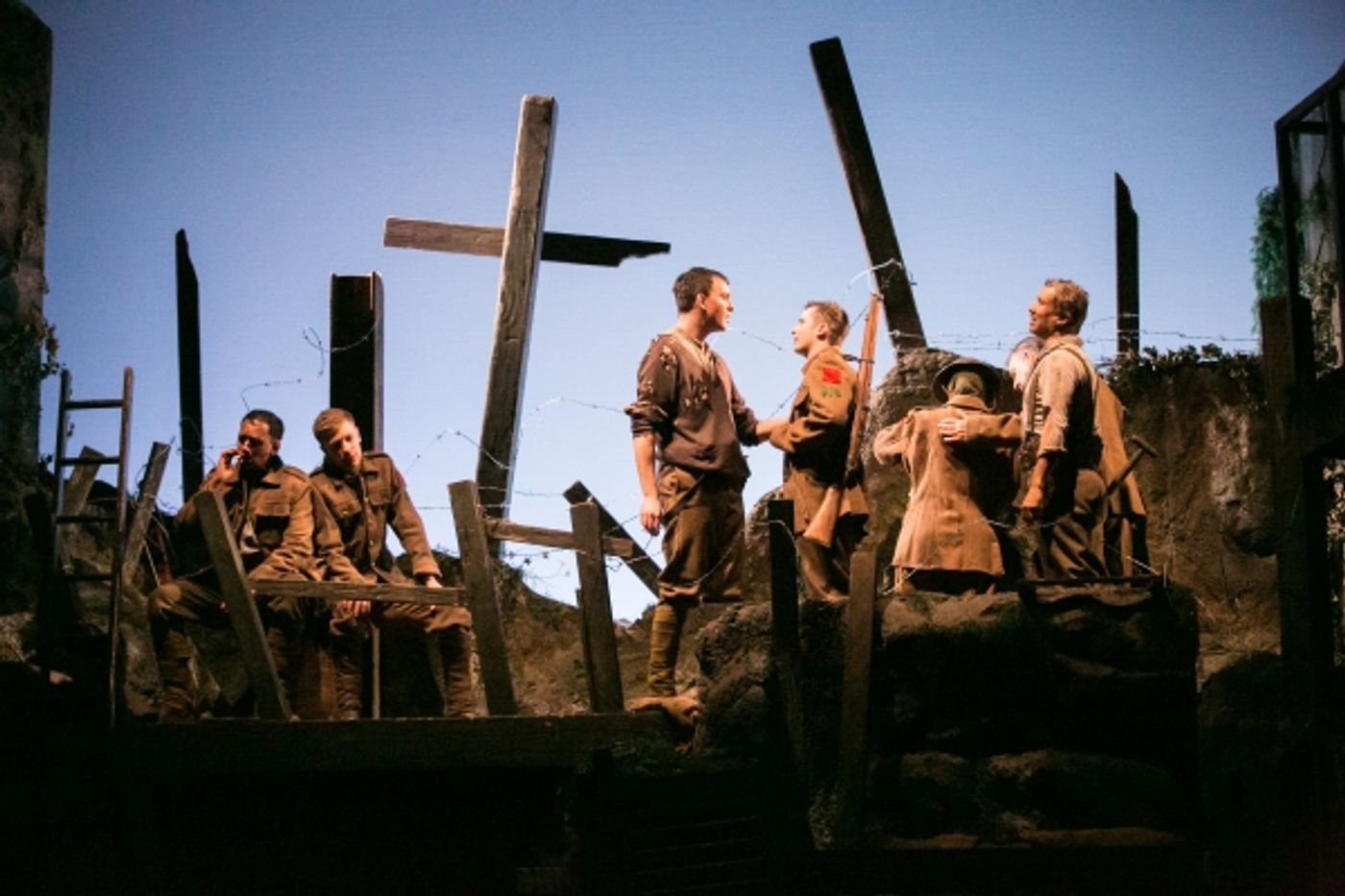 Photo Flash: First Look at Peter Duncan, Edmund Wiseman & Emily Bowker in BIRDSONG UK Tour  Image