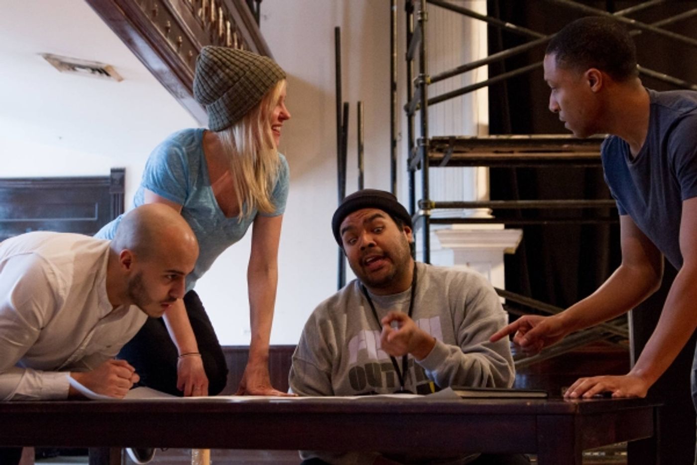 Photo Flash: In Rehearsal with Steppenwolf for Young Adults' THIS IS MODERN ART  Image