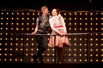 Scott Brown as Claudio and Emily Whitworth as Hero Photo