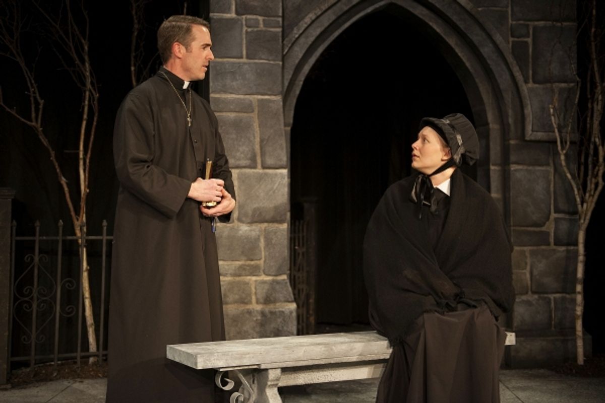Steve Rhyne as Father Flynn and Mikkel Simons as Sister James  at 