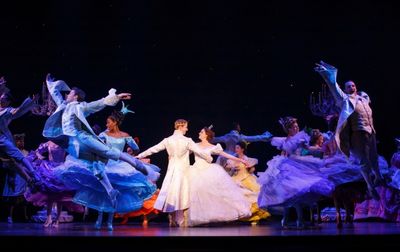 Andy Jones, Paige Faure and the cast of the national tour of CINDERELLA Photo