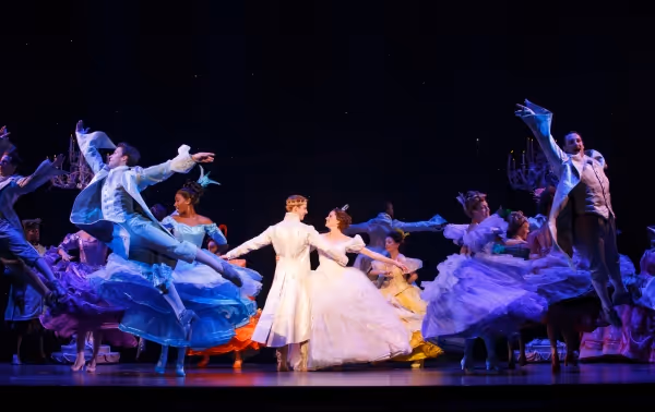 Andy Jones, Paige Faure and the cast of the national tour of CINDERELLA Photo