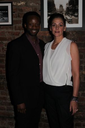 Clifford Samuel and Neve McIntosh Photo