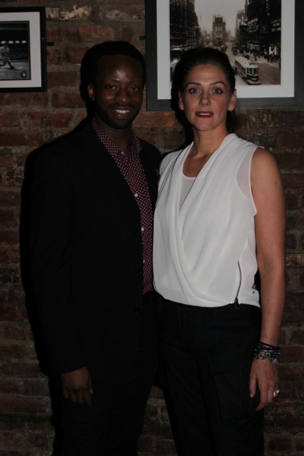 Clifford Samuel and Neve McIntosh Photo