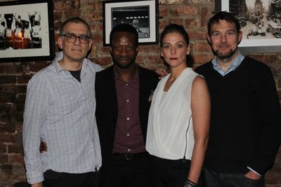 Ramin Grey, Clifford Samuel, Neve McIntosh and David Greig Photo