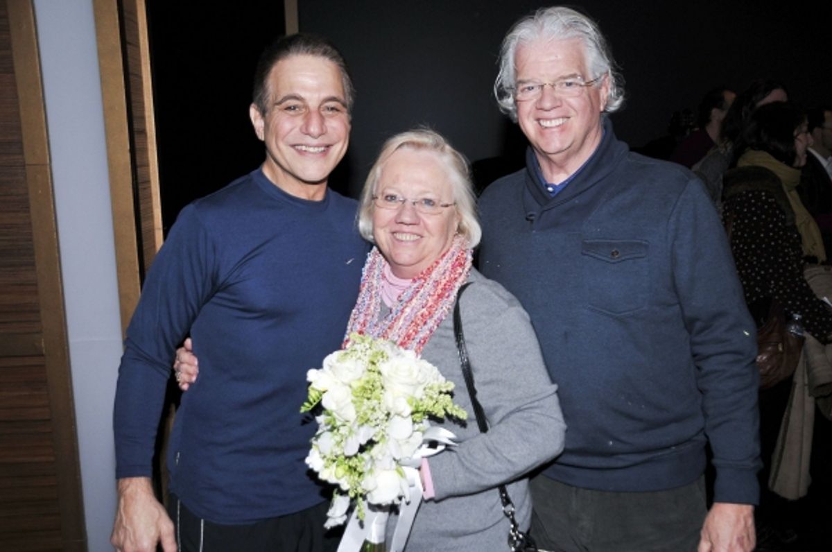 Tony Danza & Bouquet Toss Winners at 