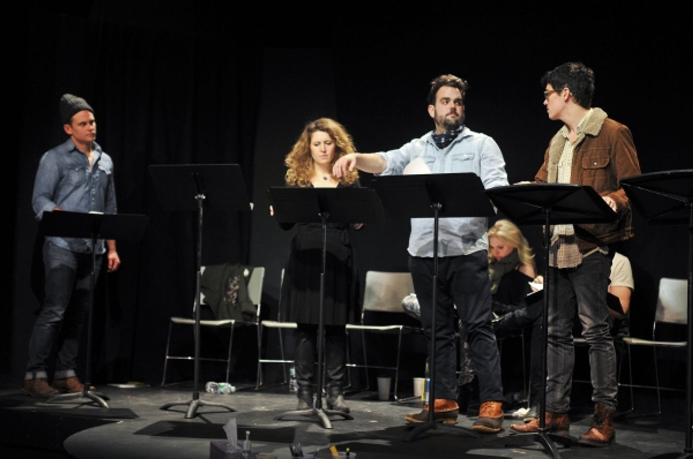 Exclusive Photo Flash: Billy Magnussen, Mackenzie Mauzy, Finn Wittrock & More Star in THE DODGERS Reading  Image