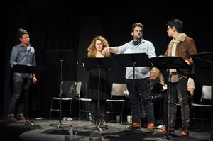   Billy Magnussen, Hannah Bos, Greg Hildreth and Finn Wittrick  Photo