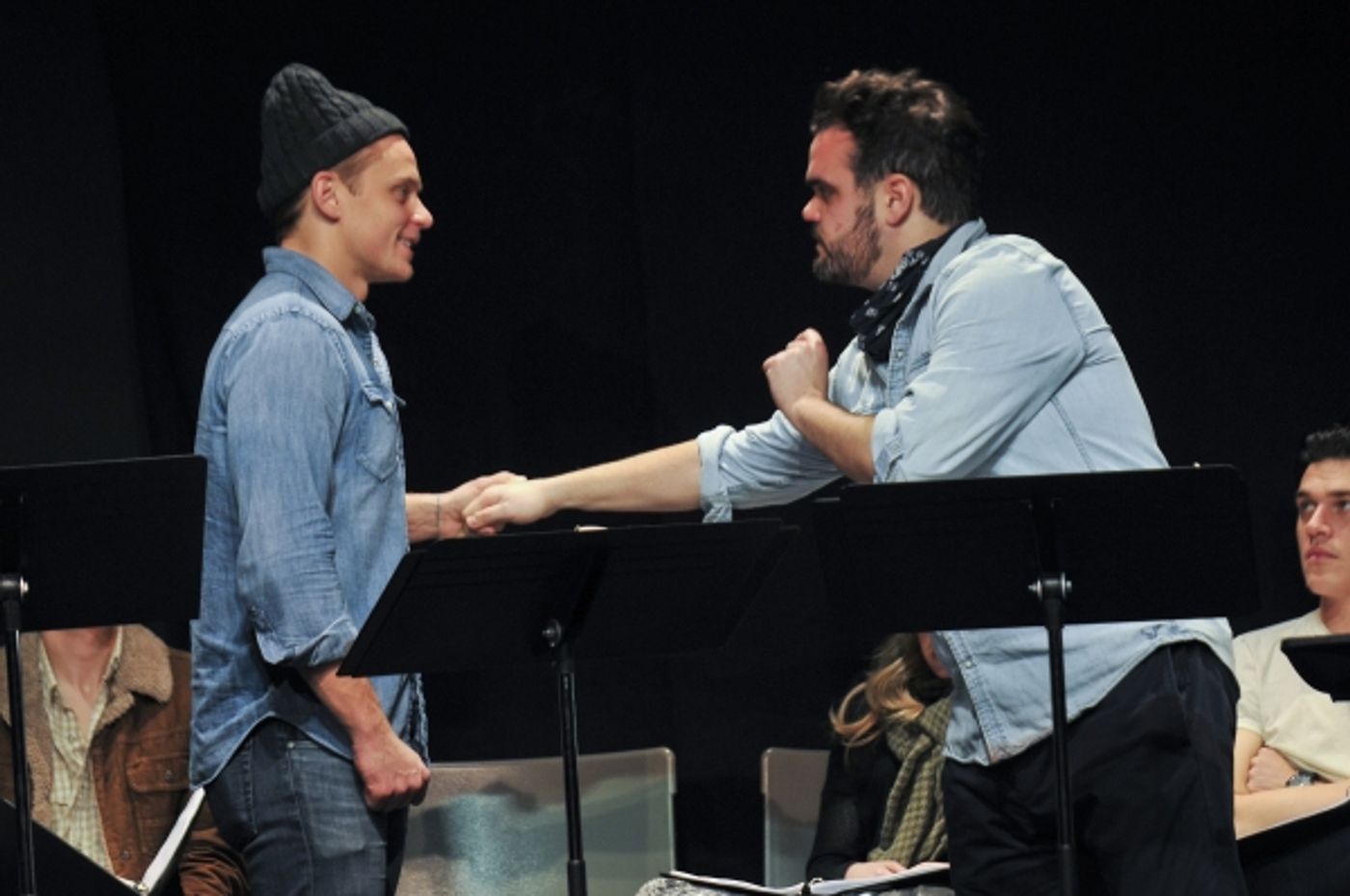 Exclusive Photo Flash: Billy Magnussen, Mackenzie Mauzy, Finn Wittrock & More Star in THE DODGERS Reading  Image