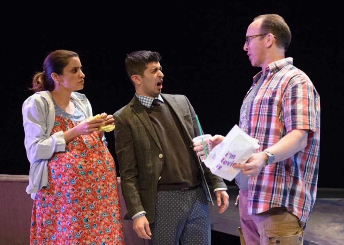 Arya Daire, Behzad Dabu and Joe Dempsey at 