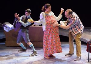 Behzad Dabu, Arya Daire and Joe Dempsey Photo