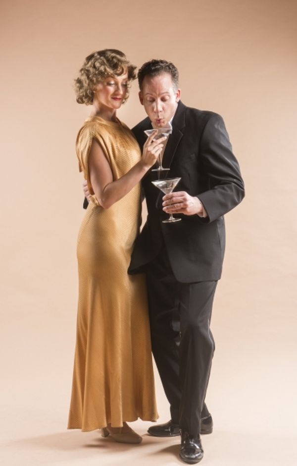 Brittany Danielle and Ryan Drummond star as Nick and Nora Charles Photo