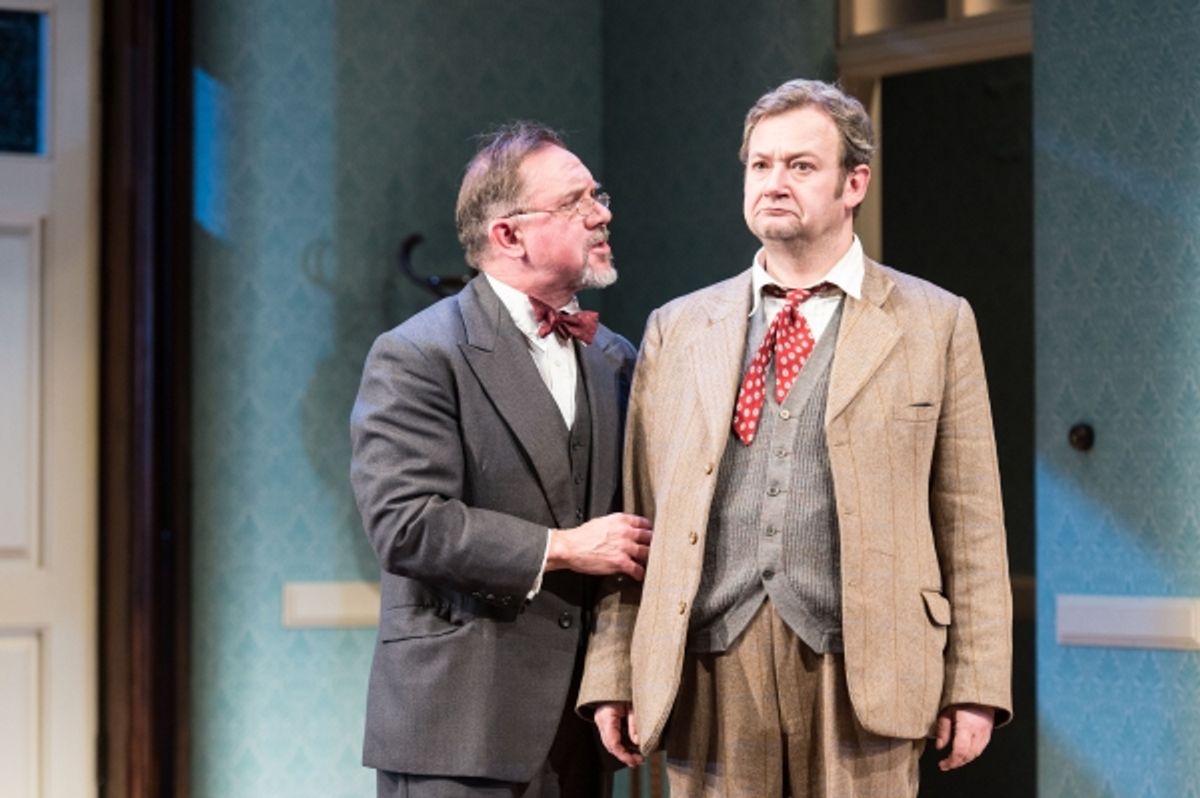David Bamber as William R. Chumley and James Dreyfus as Elwood P. Dowd at 
