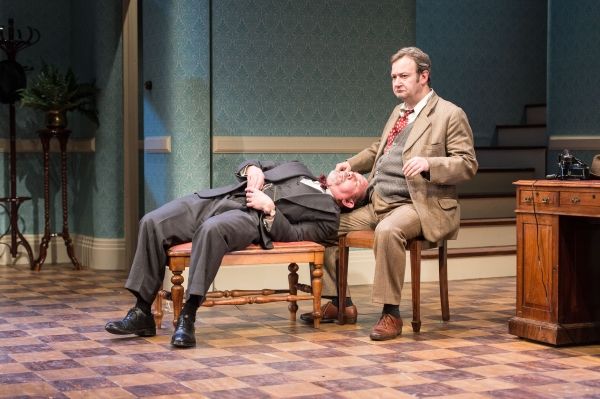 David Bamber as William R. Chumley and James Dreyfus as Elwood P. Dowd Photo