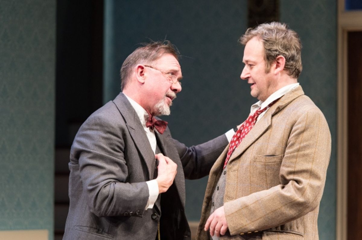 David Bamber as William R. Chumley and James Dreyfus as Elwood P. Dowd at 