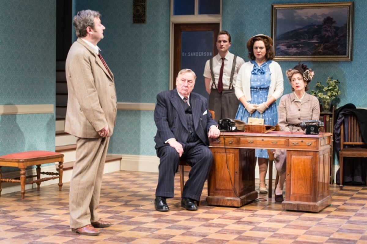 James Dreyfus, Desmond Barrit, Jack Hawkins, Ingrid Oliver and Maureen Lipman at 
