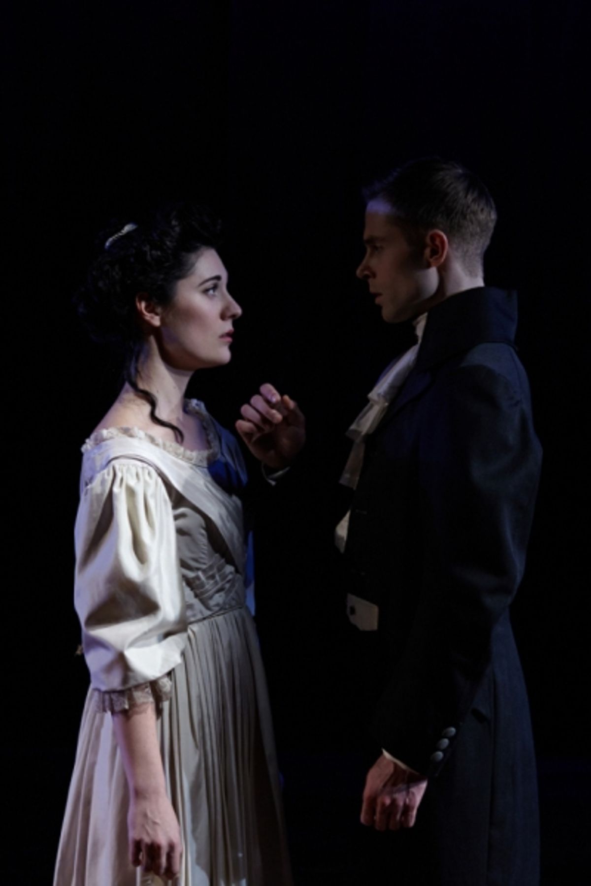 Kelly Rogers (Lizzy) and Preston Martin (Darcy) at 