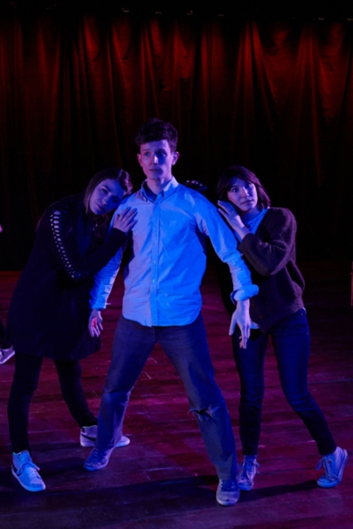  Claire Rothrock (Meg), Eben Hoffer (Marmee), Lena Hudson (Amy) at 