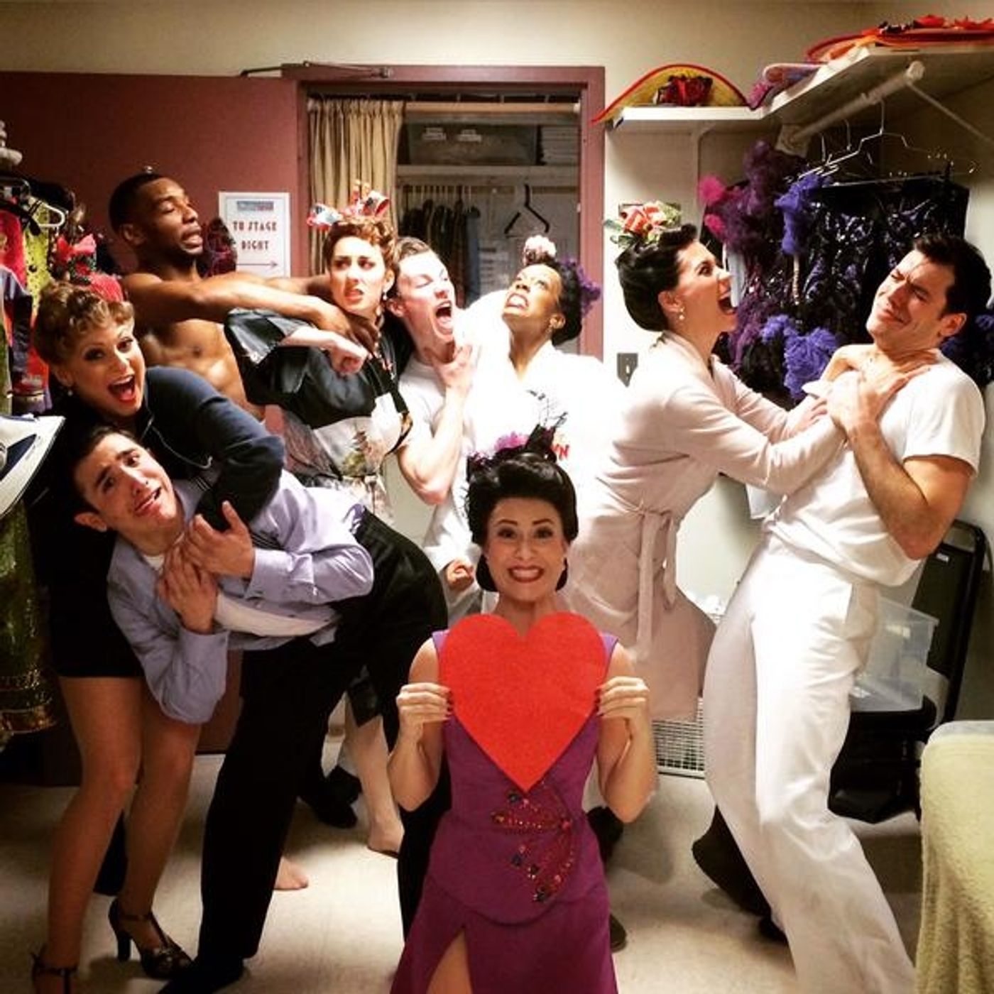 Photo Flash: Saturday Intermission Pics- Feb. 14- Broadway Celebrates Valentine's Day!  Image