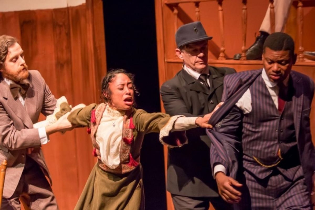 Casey Hayes (A.C. Hancock), Leslie Collins (Arabella Walker), Colin Reeves (Prison Guard), Andre Teamer (Moses Fleetwood Walker). at 