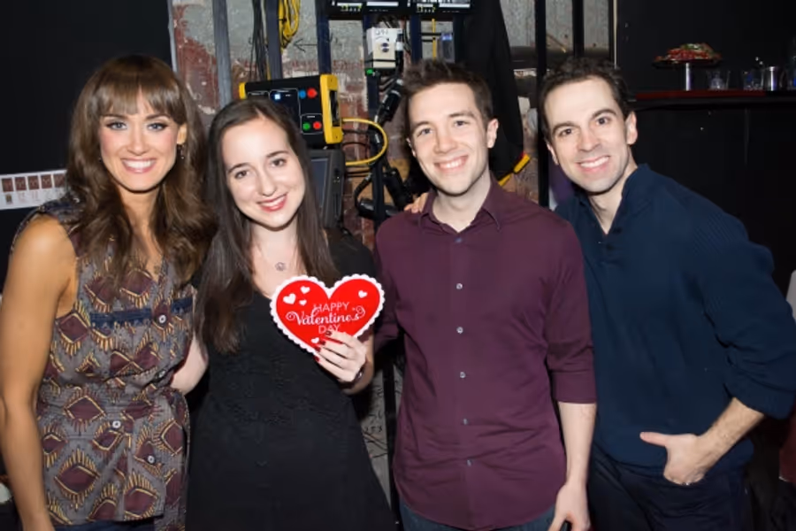 Photo Flash: Fans Double Date with HONEYMOON IN VEGAS' Rob McClure & Brynn O'Malley! Image