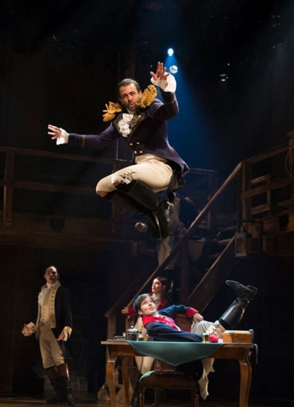 Daveed Diggs, Anthony Ramos, Carleigh Bettiol, and Thayne Jasperson Photo