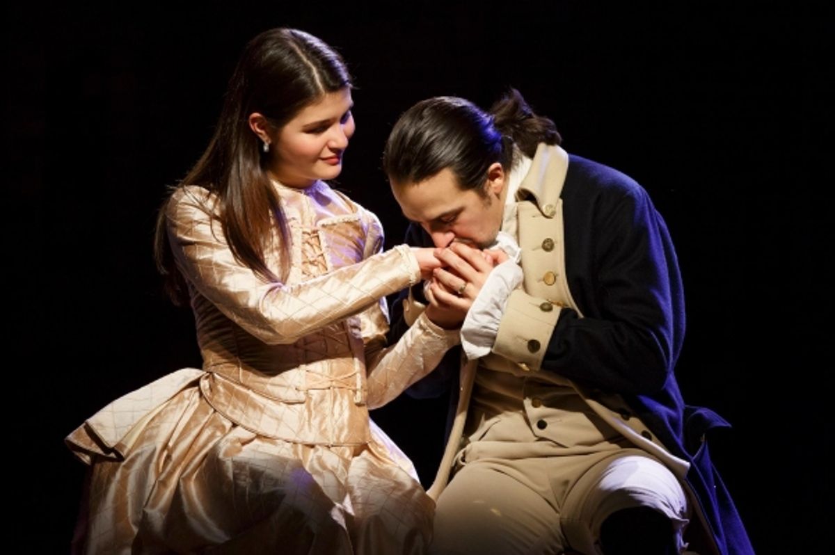 Phillipa Soo and Lin-Manuel Miranda at 
