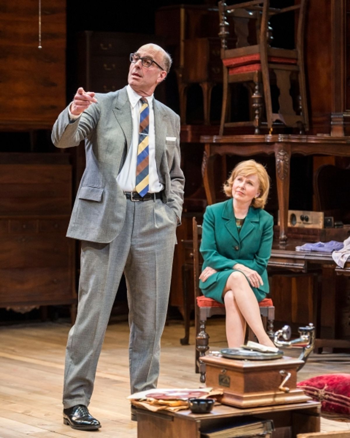 John Bedford Lloyd and Kate Burton  at 