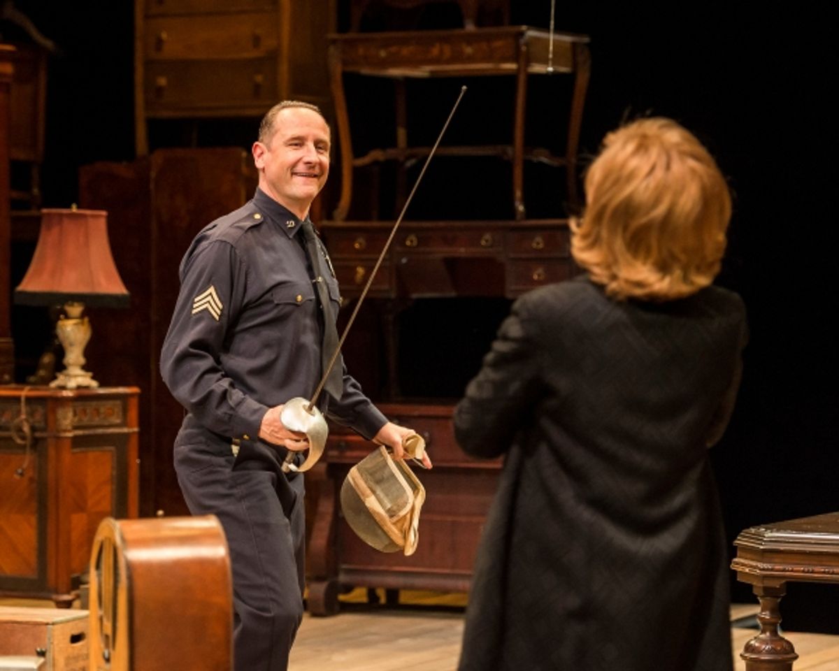 Sam Robards and Kate Burton  at 