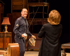 Sam Robards and Kate Burton  Photo