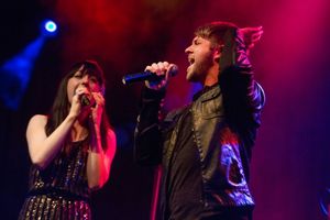 Lena Hall and Eric Michael Krop Photo