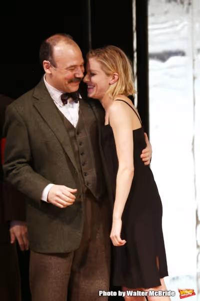 Danny Burstein and Sienna Miller  Photo