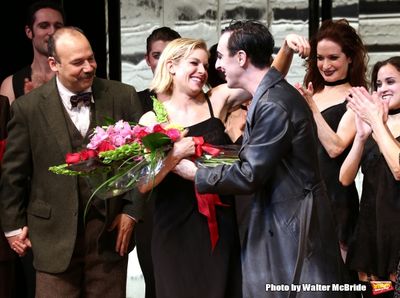 Danny Burstein, Sienna Miller, Alan Cumming  Photo