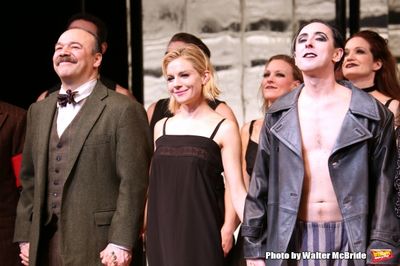 Danny Burstein, Sienna Miller and Alan Cumming  Photo