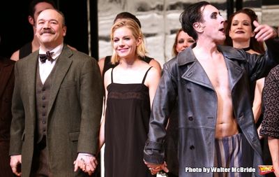 Danny Burstein, Sienna Miller and Alan Cumming  Photo