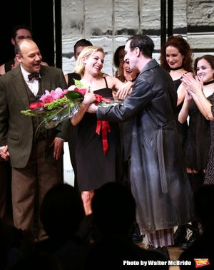 Danny Burstein, Sienna Miller and Alan Cumming  Photo