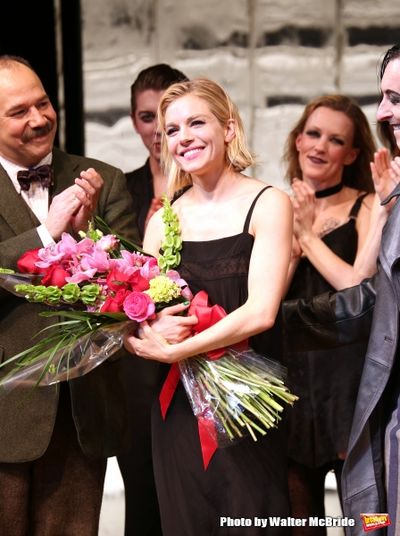 Danny Burstein, Sienna Miller and Alan Cumming  Photo