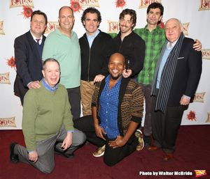 Brooks Ashmanskas, Peter Bartlett, Brad Oscar, Brian D'Arcy James, Michael James Scot Photo