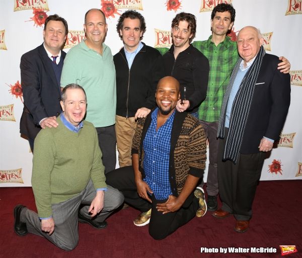 Brooks Ashmanskas, Peter Bartlett, Brad Oscar, Brian D'Arcy James, Michael James Scot Photo