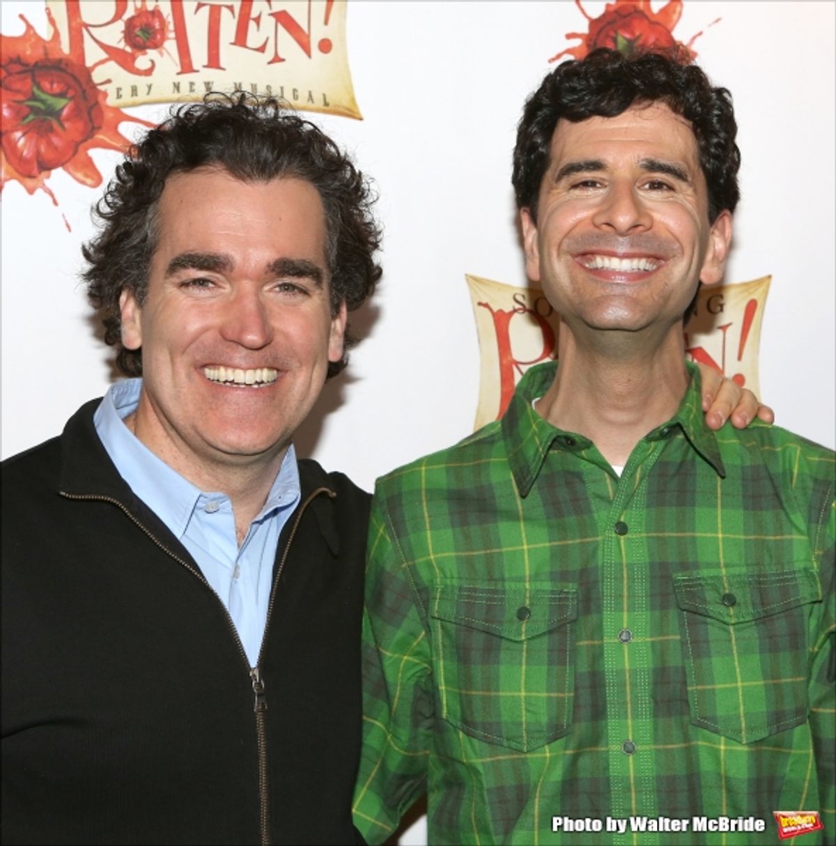 Brian D'Arcy James and John Cariani  at 
