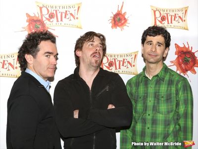 Brian D'Arcy James, Christian Borle and John Cariani  Photo