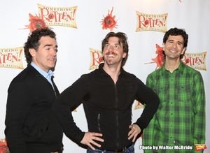 Brian D'Arcy James, Christian Borle and John Cariani  Photo