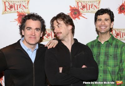 Brian D'Arcy James, Christian Borle and John Cariani  Photo