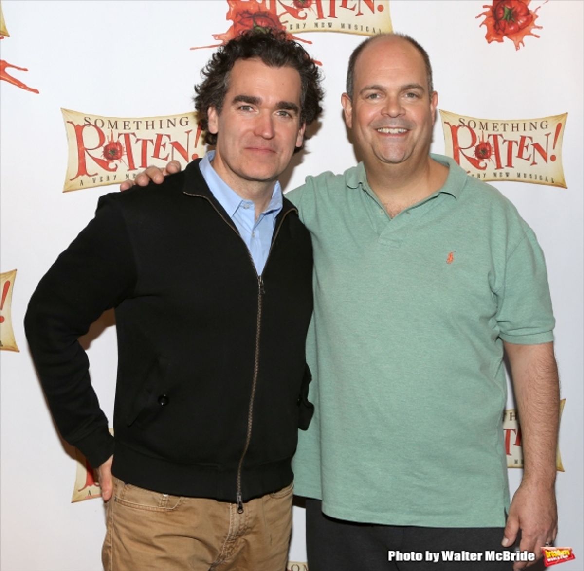 Brian D'Arcy James and Brad Oscar  at 