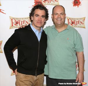 Brian D'Arcy James and Brad Oscar  Photo