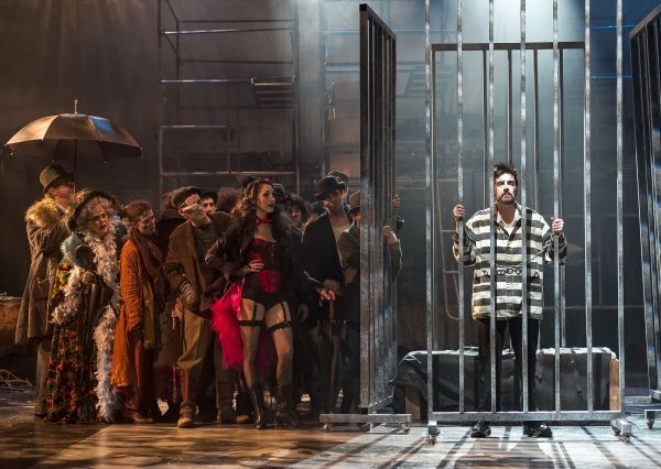 Ensemble and Andrew Ableson (Macheath) Photo