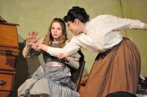 LIBERTY EVANS-AGNEW (Helen Keller) and DEYA OZBURN (Anne Sullivan) @ BroadwayWorld LIBERTY EVANS-AGNEW (Helen Keller) and DEYA OZBURN (Anne Sullivan) Photo