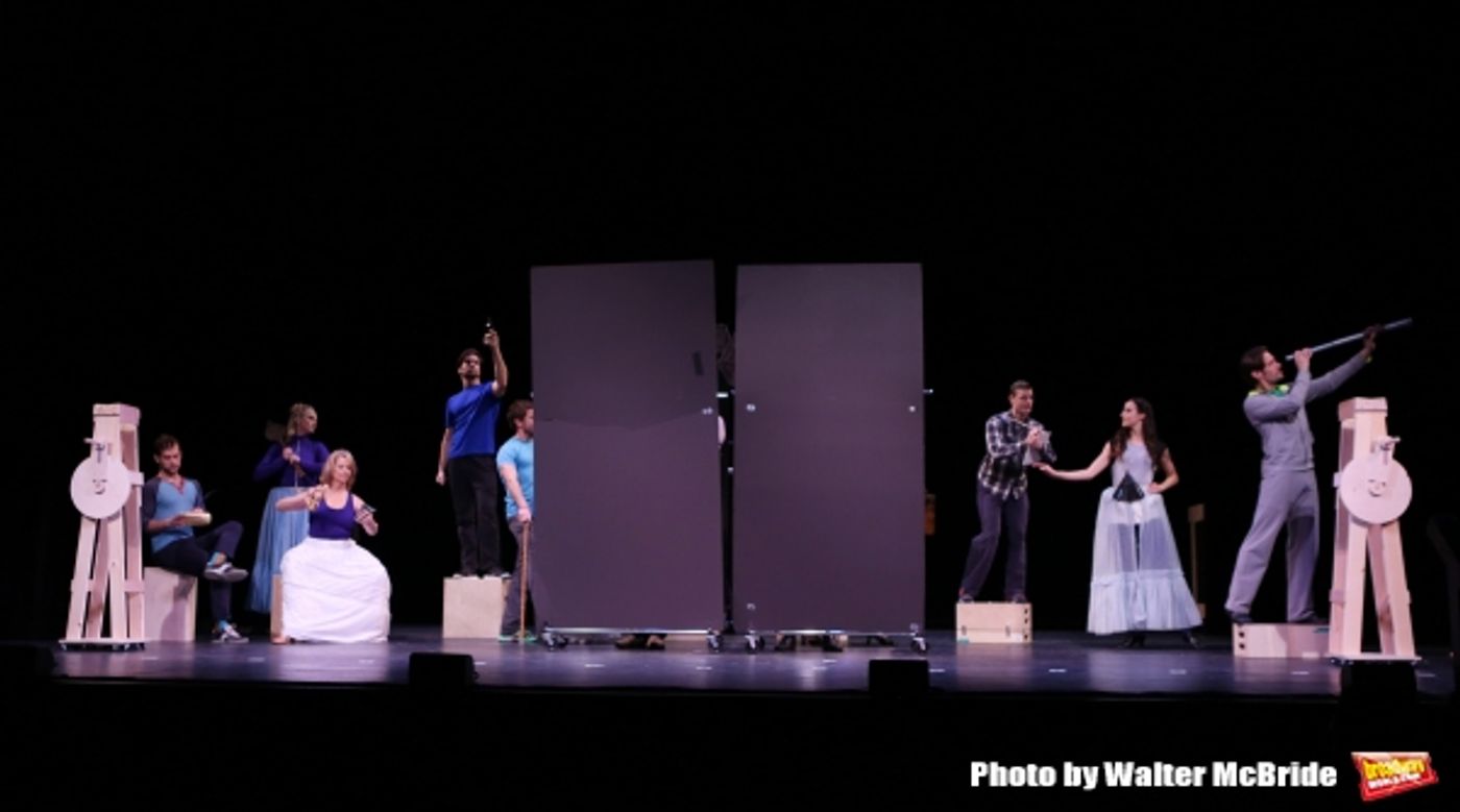 Photo Coverage: Sneak Peek at Brian d'Arcy James and More in Rehearsal for Broadway-Bound SOMETHING ROTTEN!  Image