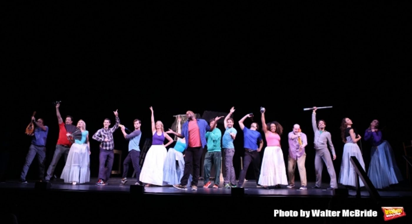 Photo Coverage: Sneak Peek at Brian d'Arcy James and More in Rehearsal for Broadway-Bound SOMETHING ROTTEN!  Image